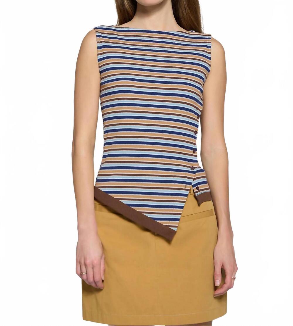NEW LOST + WANDER dreamy edit sleeveless top in blue